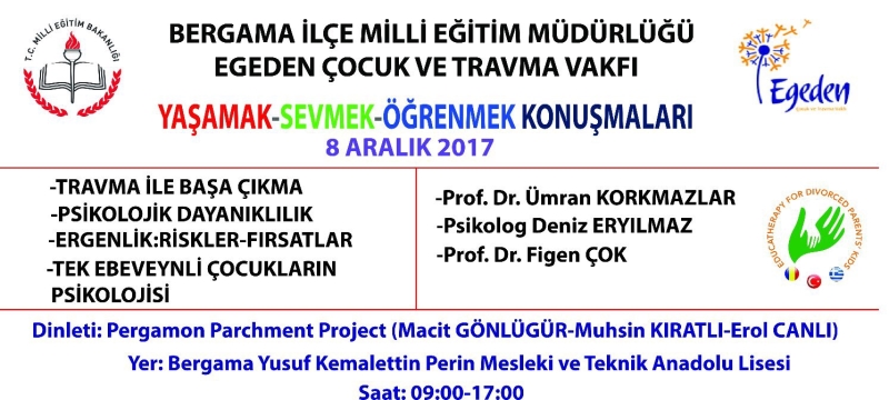 Seminar in Bergama Yusuf Kemalettin Perin Vocational and Technical High School
